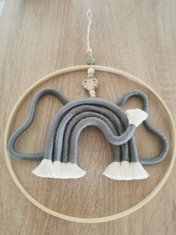 Animal macramé cercle